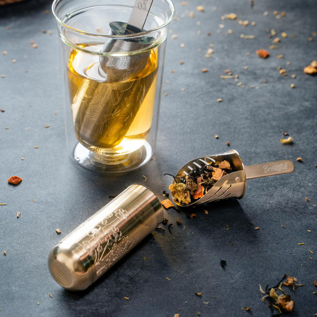 Brewstik™ Gold Tea Infuser — Luxury Edition